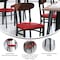 Flash Furniture Red Vinyl Seat Dining Chair with Walnut Wood Back XU-DG6V5RDV-WAL-GG - alternate 5